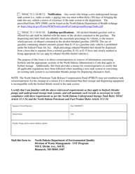 Form SFN-59146 Certification of Biofuels Blender Pump Installation - North Dakota, Page 2