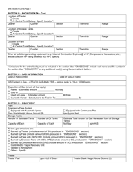 Form SFN14334 Registration for Oil/Gas Production Facility - North Dakota, Page 2