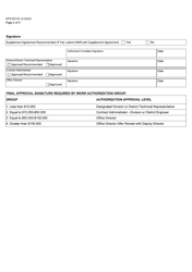 Form SFN60723 Contract Work Authorization Request - North Dakota, Page 2