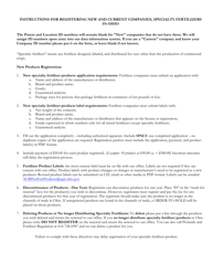 Form PLNT-4202-008 Application for Registration of Specialty Fertilizer Products - Ohio, Page 2