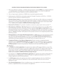 Ohio Application for Registration of Pesticides - Ohio, Page 2