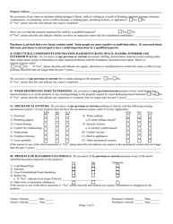 Residential Property Disclosure Form - Ohio, Page 3