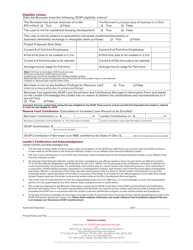 Lender&#039;s Loan Enrollment and Certification Form for Ocap Re-enrollment - Ohio, Page 2