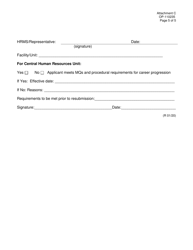 Form OP-110235 Attachment C Applicant for Career Progression Promotion - Oklahoma, Page 5
