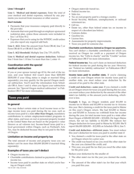 Instructions for Form 150-101-007 Schedule OR-A Oregon Itemized Deductions - Oregon, Page 2