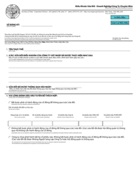 Document preview: Articles of Amendment - Business/Professional Corporation - Oregon (English/Vietnamese)