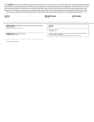 Corporation/Limited Liability Company - Information Change - Oregon (English/Vietnamese), Page 2