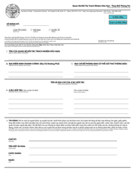 Document preview: Limited Liability Partnership - Information Change - Oregon (English/Vietnamese)