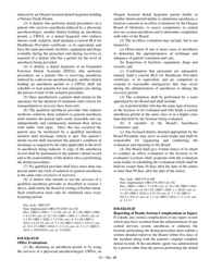 Minimal Sedation Permit Application form - Oregon, Page 20