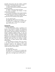 Minimal Sedation Permit Application form - Oregon, Page 21