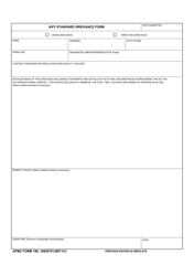Document preview: AFMC Form 196 Iaff Standard Grievance Form