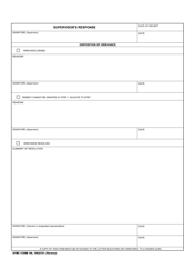 AFMC Form 196 Iaff Standard Grievance Form, Page 2