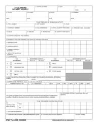 Document preview: AFMC Form 200 Accelerated Delivery Request