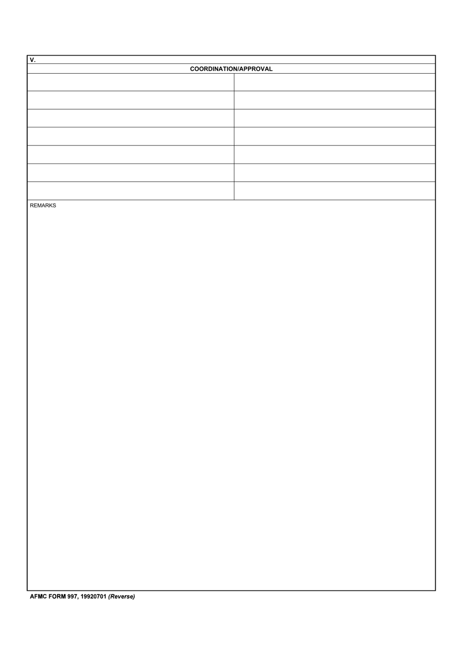AFMC Form 997 Eoq Item Intial Requirements Worksheet, Page 2