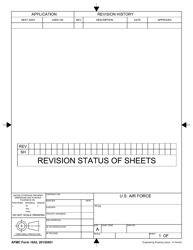 Document preview: AFMC Form 1652 Engineering Drawing Layout - a Vertical