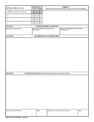 AFMC Form 261 Instructor Evaluation Checklist, Page 2