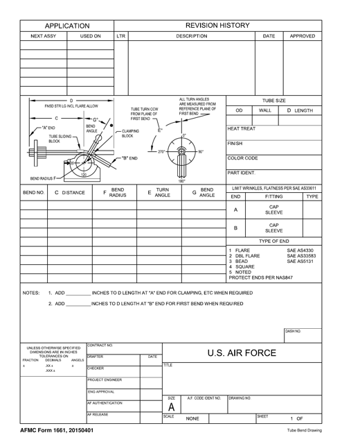 AFMC Form 1661  Printable Pdf