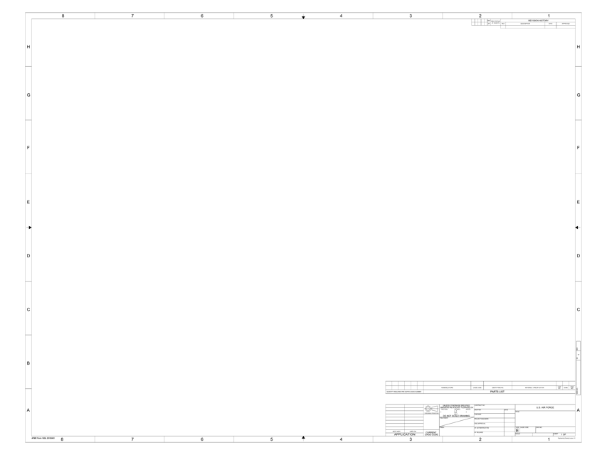 AFMC Form 1656 Engineering Drawing Layout