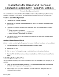 Form PDE338 ES Emergency Certification Agreement Career and Technical Education Supplement - Pennsylvania, Page 2