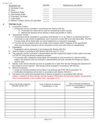 Form CS-409 Minimum Quality Control Plan for Field Bituminous Paving Operation - Pennsylvania, Page 2