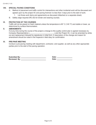 Form CS-409 Minimum Quality Control Plan for Field Bituminous Paving Operation - Pennsylvania, Page 4