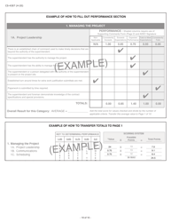 Form CS-4307 Contractor&#039;s Past Performance Report - Pennsylvania, Page 10