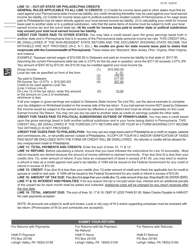 Form F-1 Taxpayer Annual Local Earned Income Tax Return - Pennsylvania, Page 4