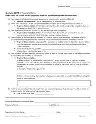 Families First Coronavirus Response Act Request Form - Rhode Island, Page 2