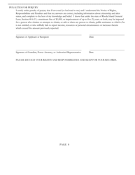 Form SNAP-2 Snap Recertification Form - Rhode Island, Page 8