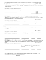 Formulario SNAP-2 Formulario De Recertificacion Para El Snap Del Departamento De Servicios Humanos (DHS) - Rhode Island (Spanish), Page 6