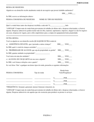 Form SNAP-2 Snap Recertification Form - Rhode Island (Portuguese), Page 5