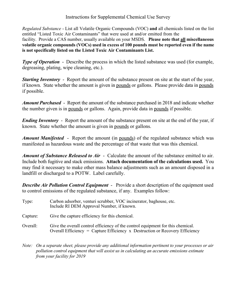 API Form D Surface Coating - Rhode Island, Page 6