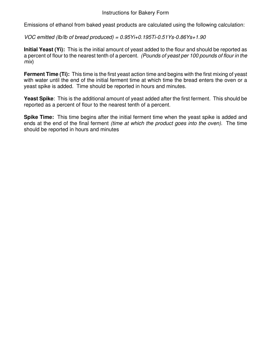 API Form Y Bakery / Bread - Rhode Island, Page 2