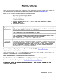 Application for Radon Supervisor - Rhode Island, Page 2