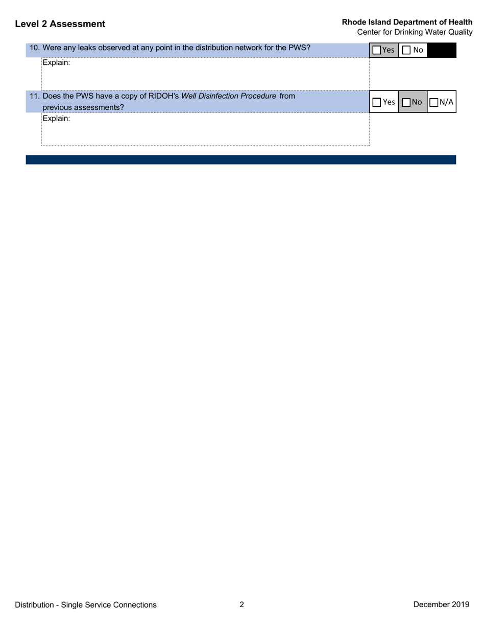 Level 2 Assessment - Rhode Island, Page 11