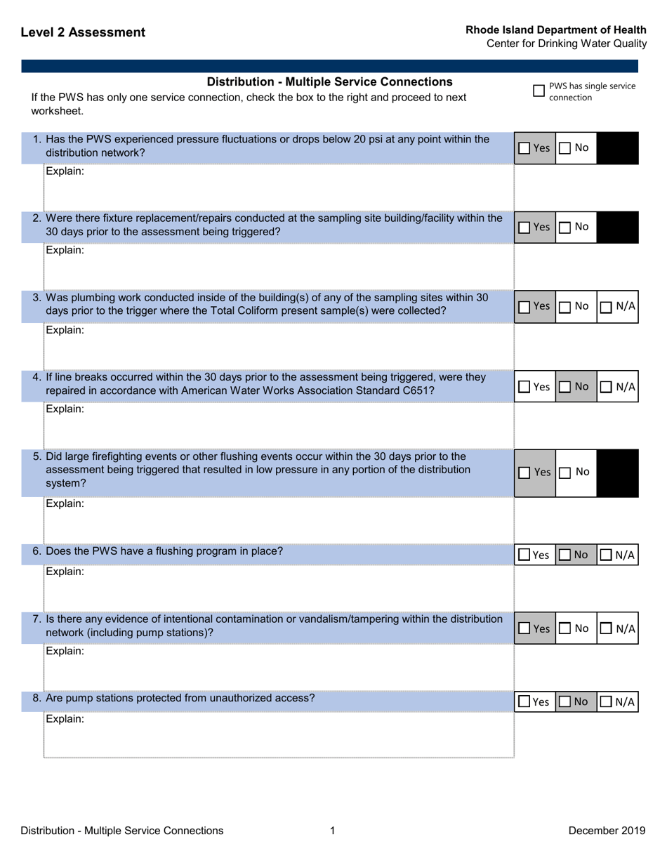 Level 2 Assessment - Rhode Island, Page 12