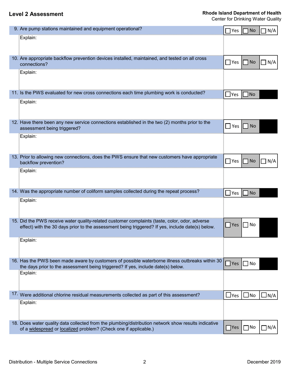 Level 2 Assessment - Rhode Island, Page 13
