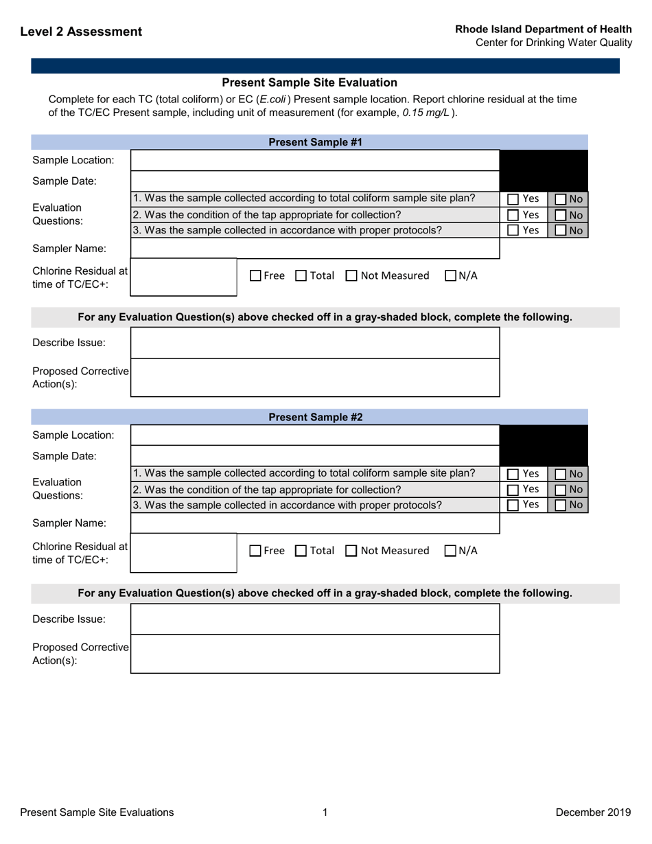 Level 2 Assessment - Rhode Island, Page 2
