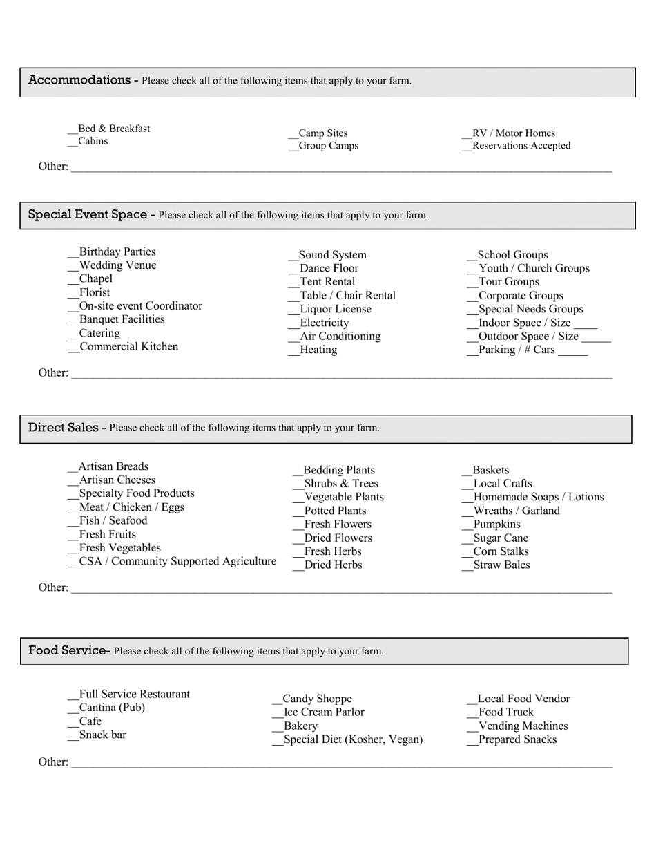 South Carolina Agritourism Farm Profile - South Carolina, Page 3
