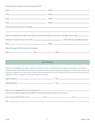 CPD Form 316 &quot;South Carolina Dealer and Handler License Application&quot; - South Carolina, Page 3