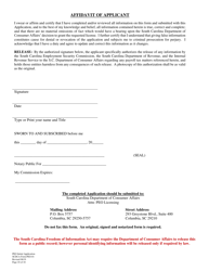 SCDCA Form PEO-01 Professional Employer Organization Initial License Application - South Carolina, Page 10