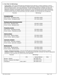DHEC Form 2802 Application for Environmental Laboratory Certification - South Carolina, Page 11