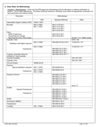 DHEC Form 2802 Application for Environmental Laboratory Certification - South Carolina, Page 13