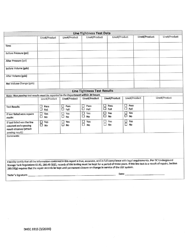 DHEC Form 3315 Line Tightness Testing - South Carolina, Page 2