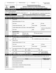 NPDES Form 2S (EPA Form 3510-2S) Application for Npdes Permit for Sewage Sludge Management New and Existing Treatment Works Treating Domestic Sewage, Page 27