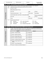 NPDES Form 2S (EPA Form 3510-2S) Application for Npdes Permit for Sewage Sludge Management New and Existing Treatment Works Treating Domestic Sewage, Page 30