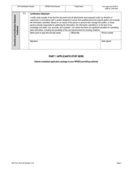 NPDES Form 2S (EPA Form 3510-2S) Application for Npdes Permit for Sewage Sludge Management New and Existing Treatment Works Treating Domestic Sewage, Page 31