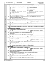 NPDES Form 2S (EPA Form 3510-2S) Application for Npdes Permit for Sewage Sludge Management New and Existing Treatment Works Treating Domestic Sewage, Page 39