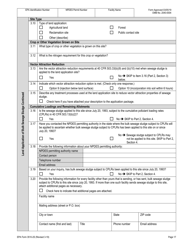 NPDES Form 2S (EPA Form 3510-2S) Application for Npdes Permit for Sewage Sludge Management New and Existing Treatment Works Treating Domestic Sewage, Page 43