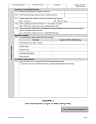 NPDES Form 2S (EPA Form 3510-2S) Application for Npdes Permit for Sewage Sludge Management New and Existing Treatment Works Treating Domestic Sewage, Page 49